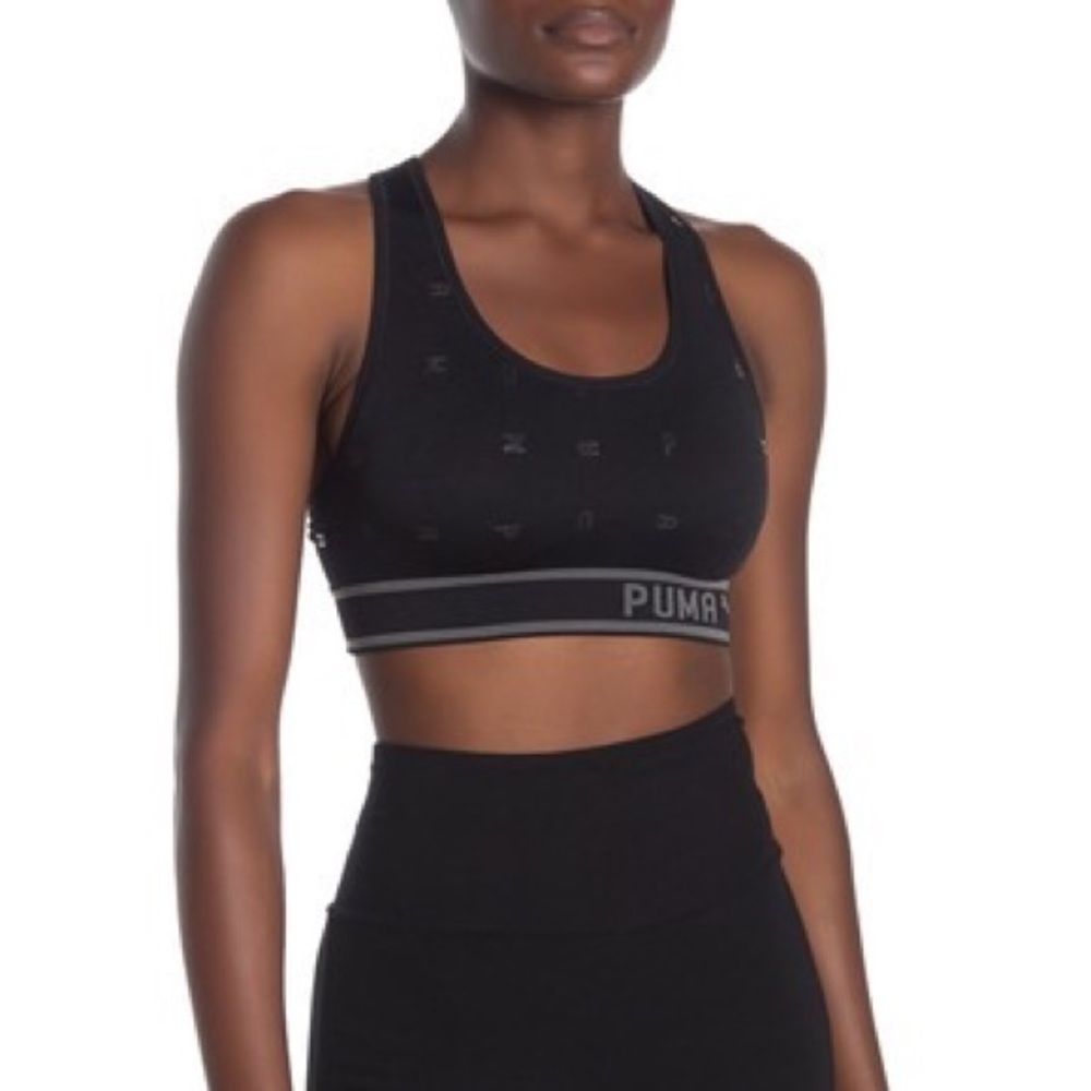 Black PUMA sports bra